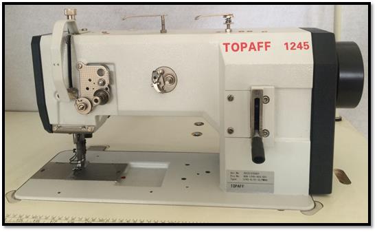 Machine à coudre industrielle triple entrainement PFAFF 1245